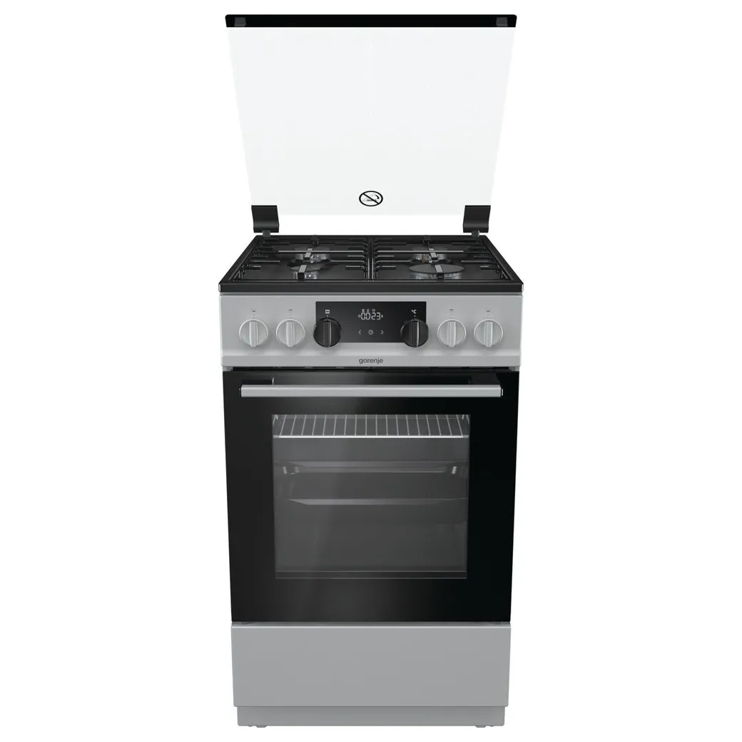 Aragaz Mixt Gorenje K5341SH, Argintiu