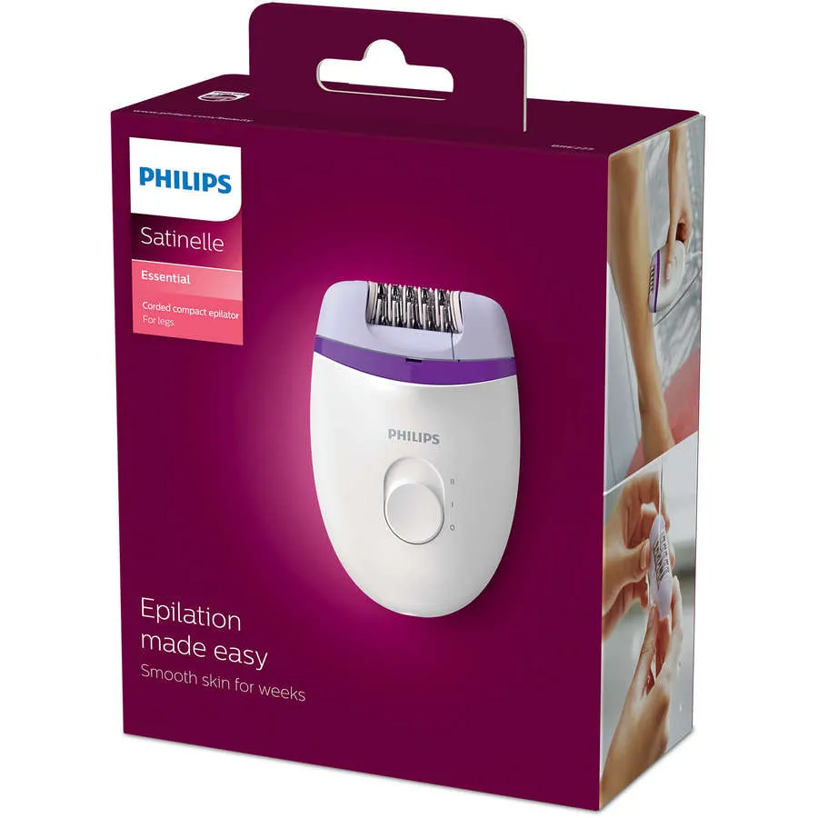 Epilator PHILIPS BRE225/00, Alb