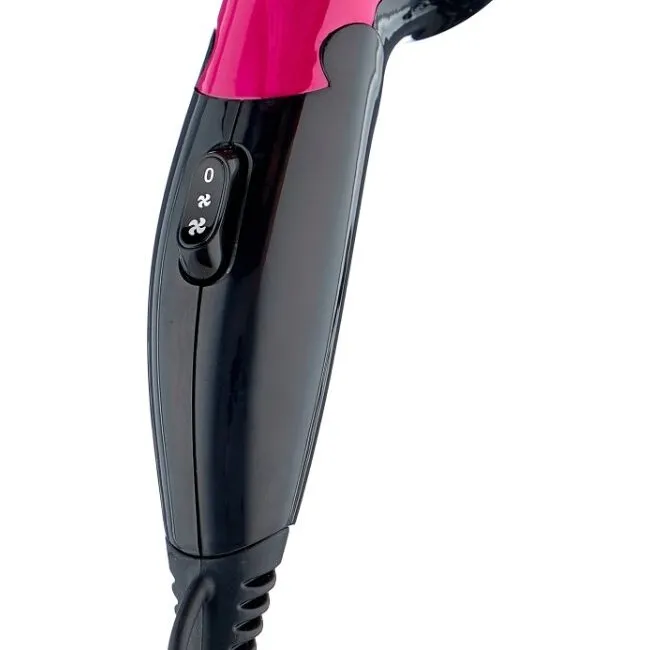 Uscător de păr compact Maxwell MW-2007, 1200 W, Negru | Roz