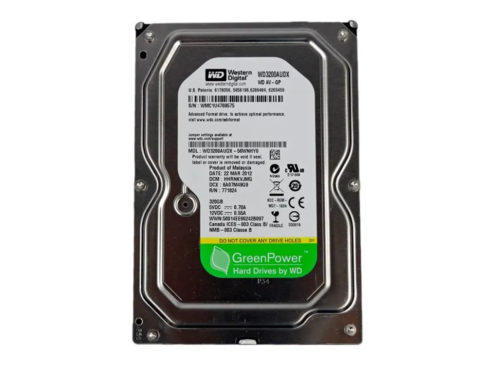 Unitate HDD Western Digital WD AV-GP, 3.5", 500 GB <WD5000AURX>