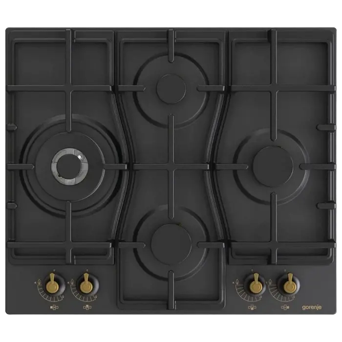 Plită pe gaz Gorenje GW 6D42 CLB, Negru