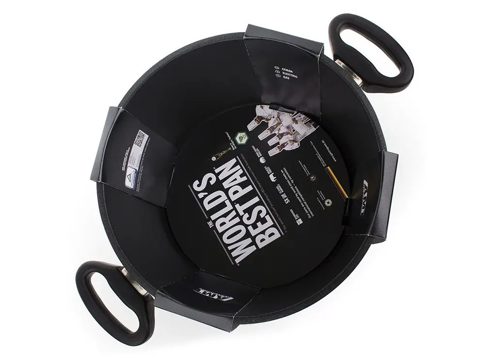 Кастрюля AMT Gastroguss AMT-924SK-E-SET, 5л, 24см, Чёрный