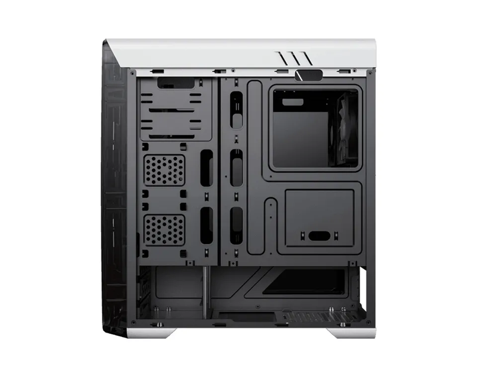 Carcasă PC Gamemax MoonLight FRGB, Midi-Tower, ATX, Alb