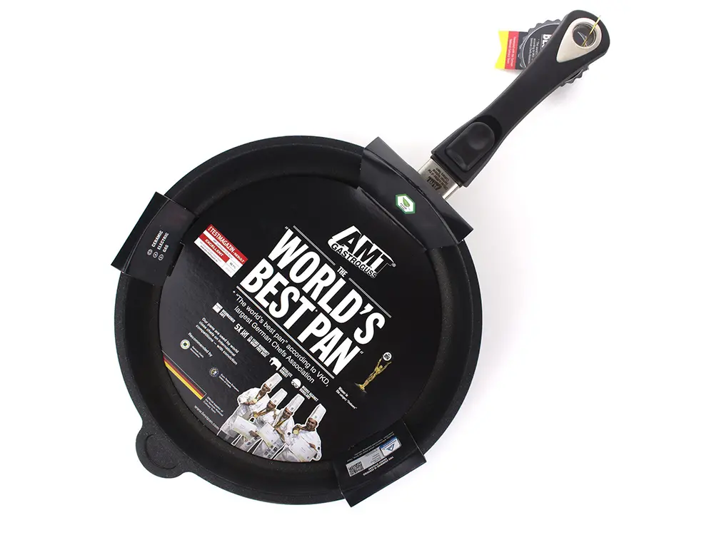 Сковорода AMT Gastroguss AMT-526-E, 1,6л, 26см, Чёрный