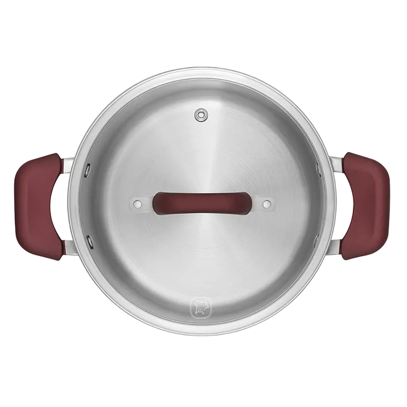 Набор кастрюль Rondell RDS-822, 5,6л, 24см, Нержавеющая сталь