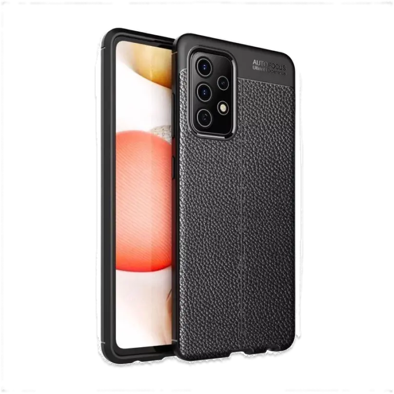 Чехол Xcover Galaxy A72 - Leather, Чёрный