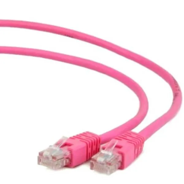 Patch cord Cablexpert PP12-1M/RO, CAT5e UTP, 1m, Roz