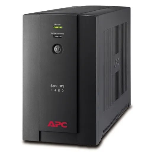 Sursă de alimentare neîntreruptibilă APC Back-UPS BX1400U-GR, Linear-interactiv, 1400VA, Turn