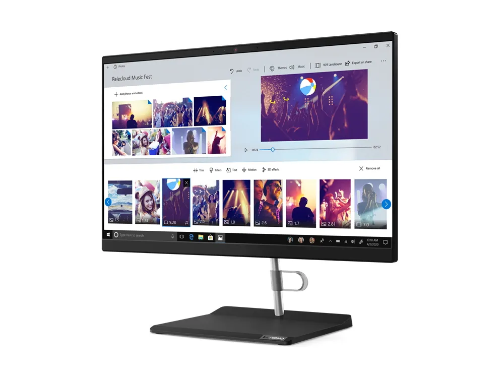 Computer All-in-One Lenovo V30a 22IML, 21,5", Intel Core i3-1005G1, 8GB/256GB, Fără SO, Negru