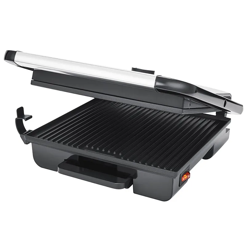 Grătar electric Polaris PGP 1502, 2000W, Oțel Inoxidabil Negru