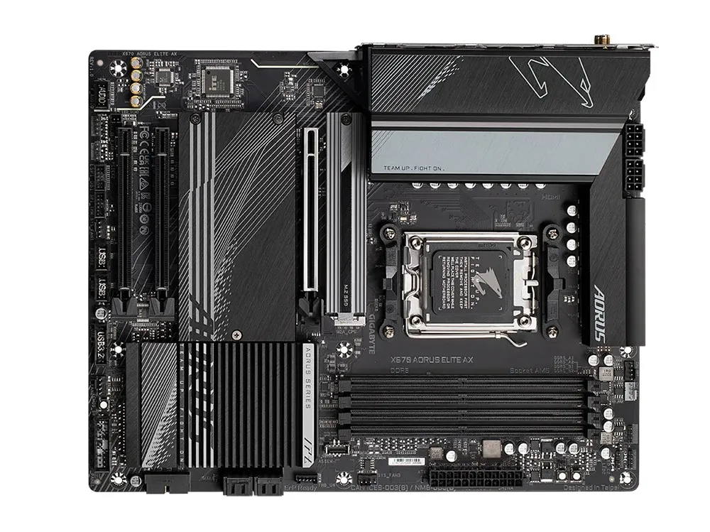 Материнская плата Gigabyte X670 AORUS ELITE AX, AM5, AMD X670, ATX