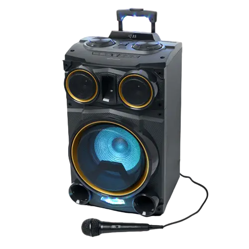 Microfon Karaoke MUSE MC-20 B, Cu fir, Negru