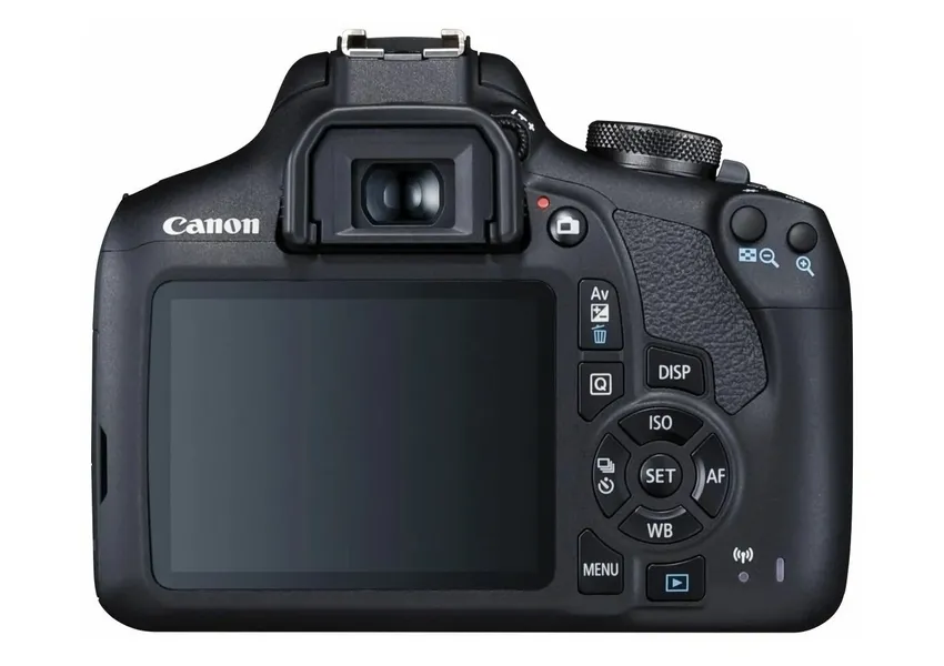 Aparat foto DSLR Canon EOS 2000D + EF-S 18-55 DC III, Negru