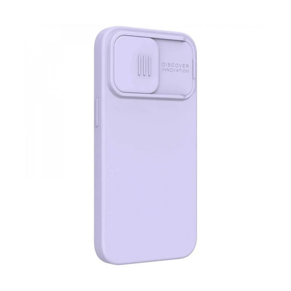 Чехол Nillkin iPhone 13 Pro, CamShield Silky Silicone, Misty Purple