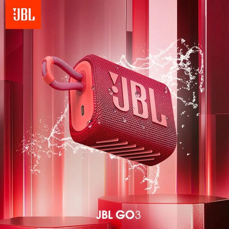 Портативная колонка JBL GO 3, Красный