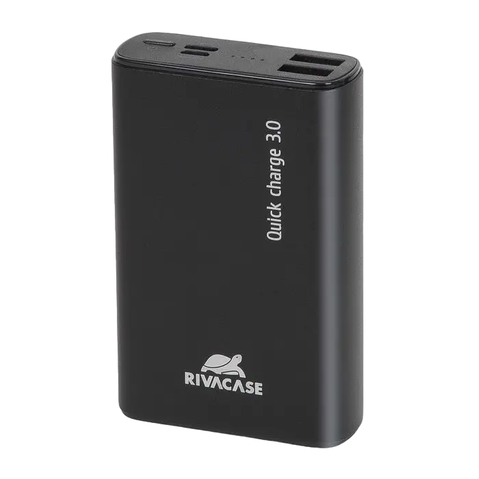 Power Bank Rivacase 10000 mAh QC 3.0/PD, VA1037, Black
