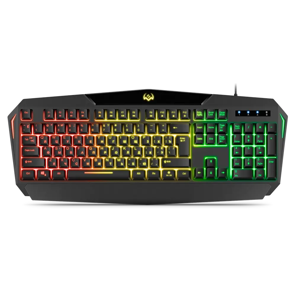 Set Tastatură + Mouse + Mouse Pad + Căști SVEN GS-4300, Cu fir, Negru