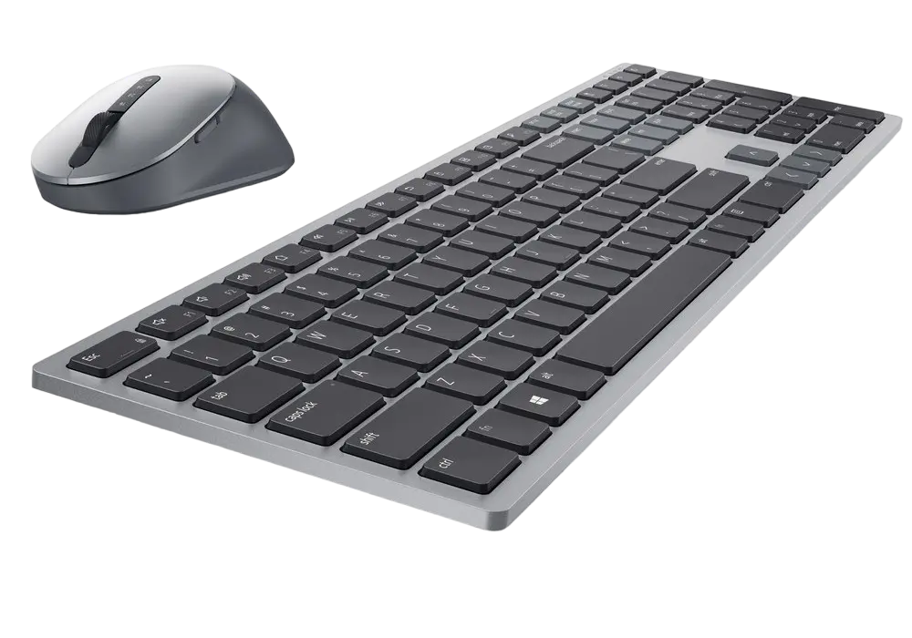 Клавиатура и мышь DELL KM7321W, Беспроводное, Серый