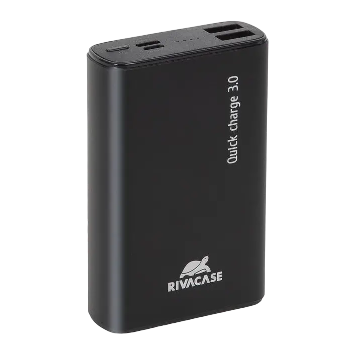 Power Bank Rivacase 10000 mAh QC 3.0/PD, VA1037, Black