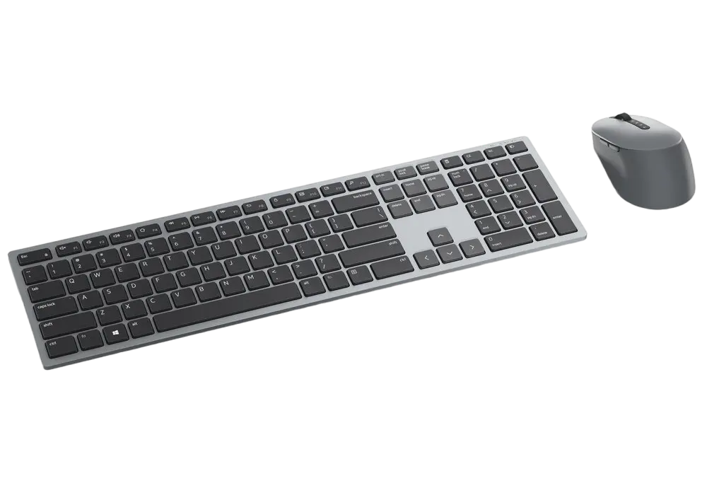 Клавиатура и мышь DELL KM7321W, Беспроводное, Серый
