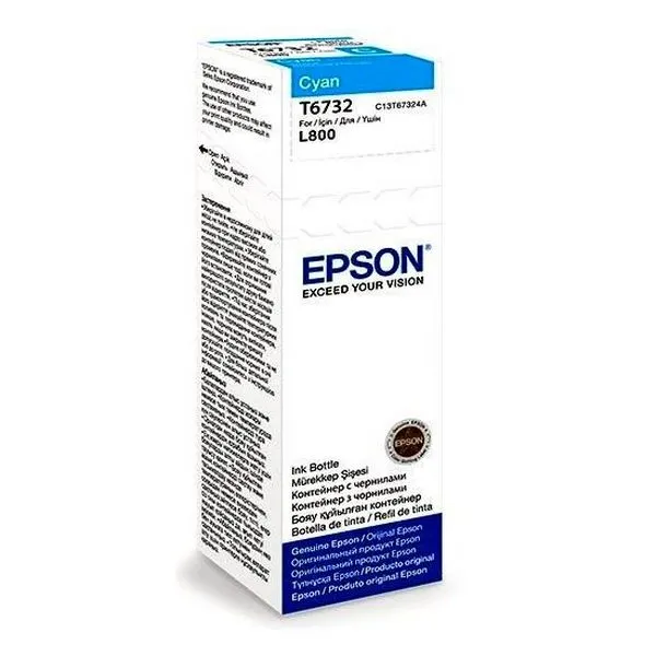Recipient de cerneală Epson T673, 70ml, Cyan