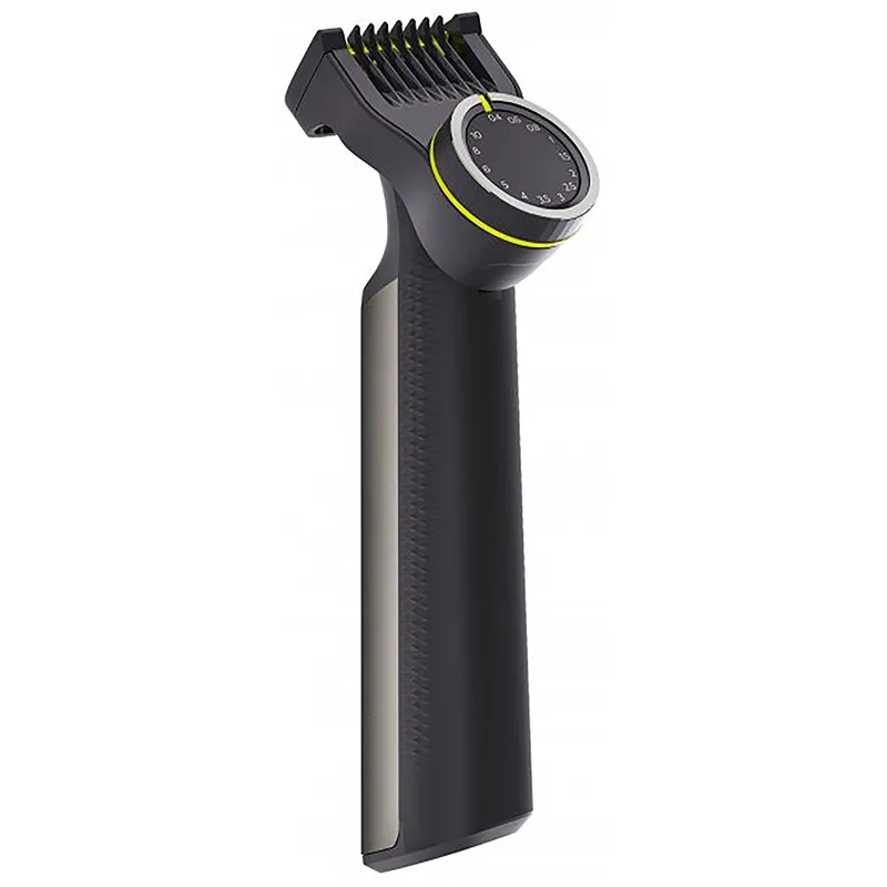Trimmer pentru bărbați Philips OneBlade Pro QP6650/61, Negru | Verde