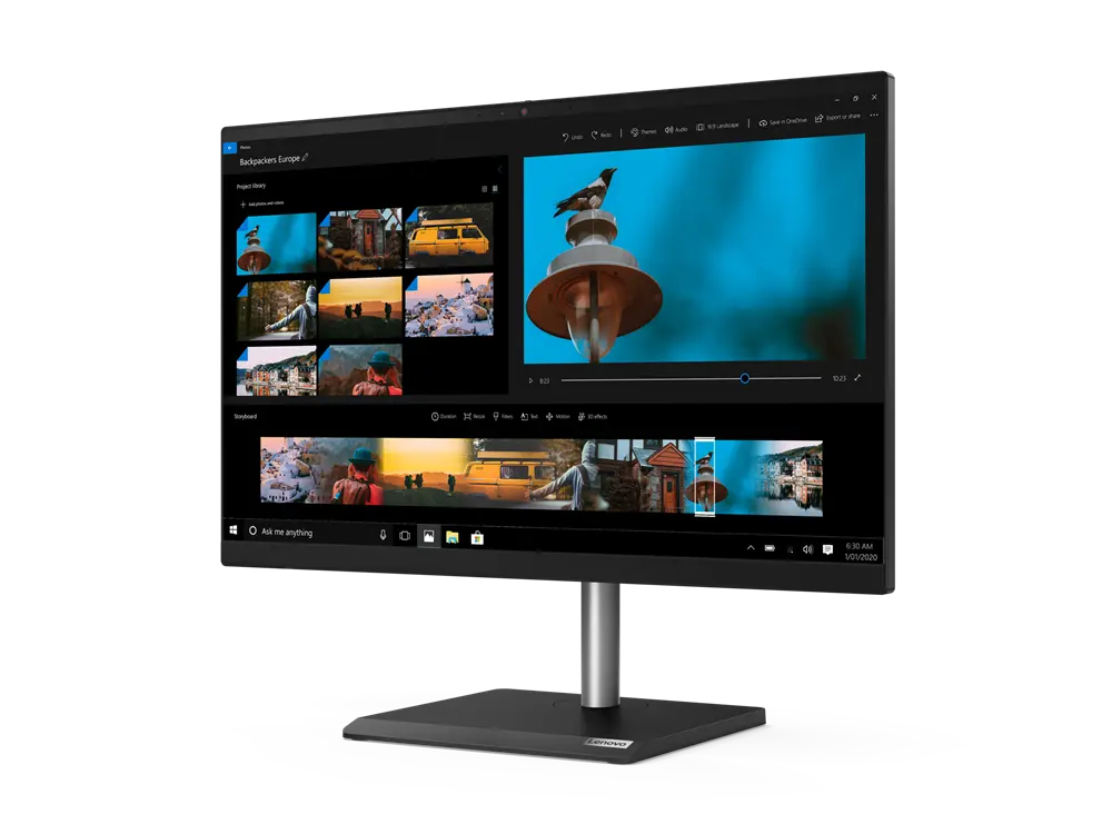 Computer All-in-One Lenovo V30a 22IML, 21,5", Intel Core i3-1005G1, 8GB/256GB, Fără SO, Negru