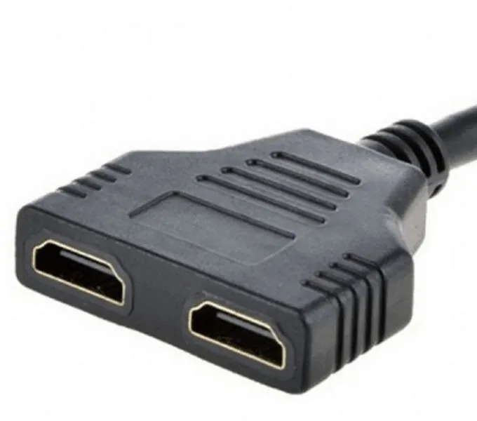 Adaptor Video Cablexpert DSP-2PH4-04, HDMI (M) - , 0,1m, Negru