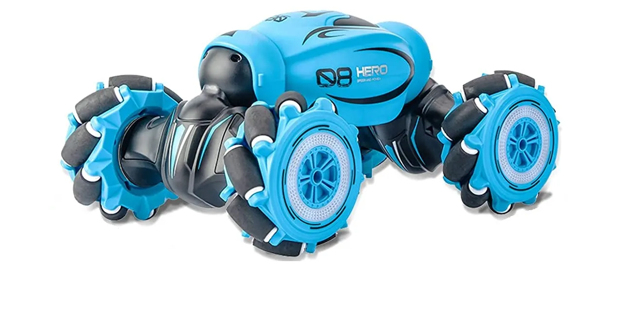 Jucărie cu telecomandă SY Light Spray Bubble, 1:12, Albastru (SY056A)