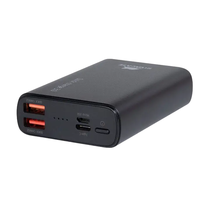 Power Bank Rivacase 10000 mAh QC 3.0/PD, VA1037, Black