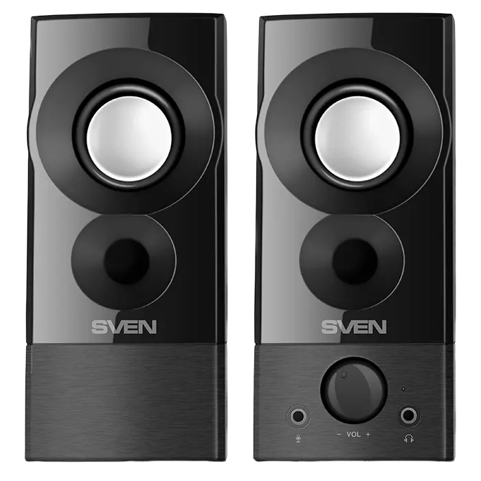 Boxe pentru calculator 2.0 SVEN "357", Negru
