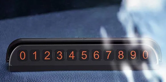 Cartela de parcare JOYROOM JR-ZS173, Negru. 