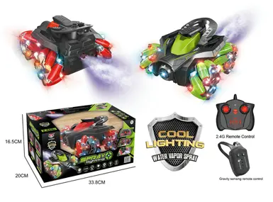 Jucărie cu telecomandă SY Light Spray Bubble, 1:12, Albastru (SY056A)