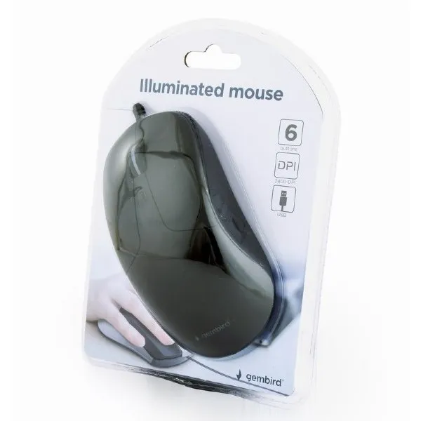 Mouse Gembird MUS-UL-01, Negru