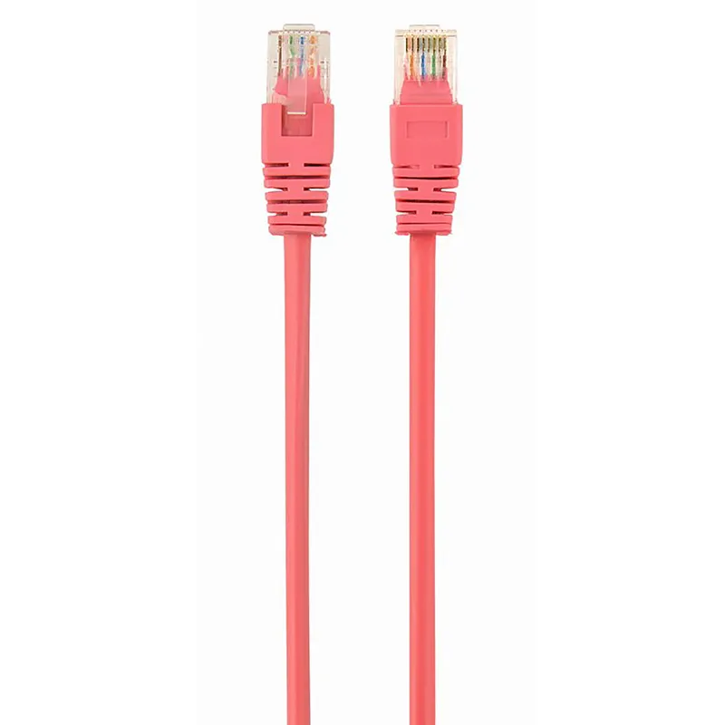 Patch cord Cablexpert PP12-1M/RO, CAT5e UTP, 1m, Roz