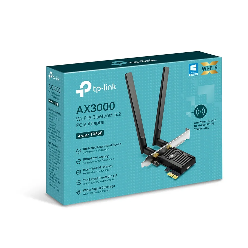 Сетевой адаптер PCIe TP-LINK Archer TX55E, PCI-E