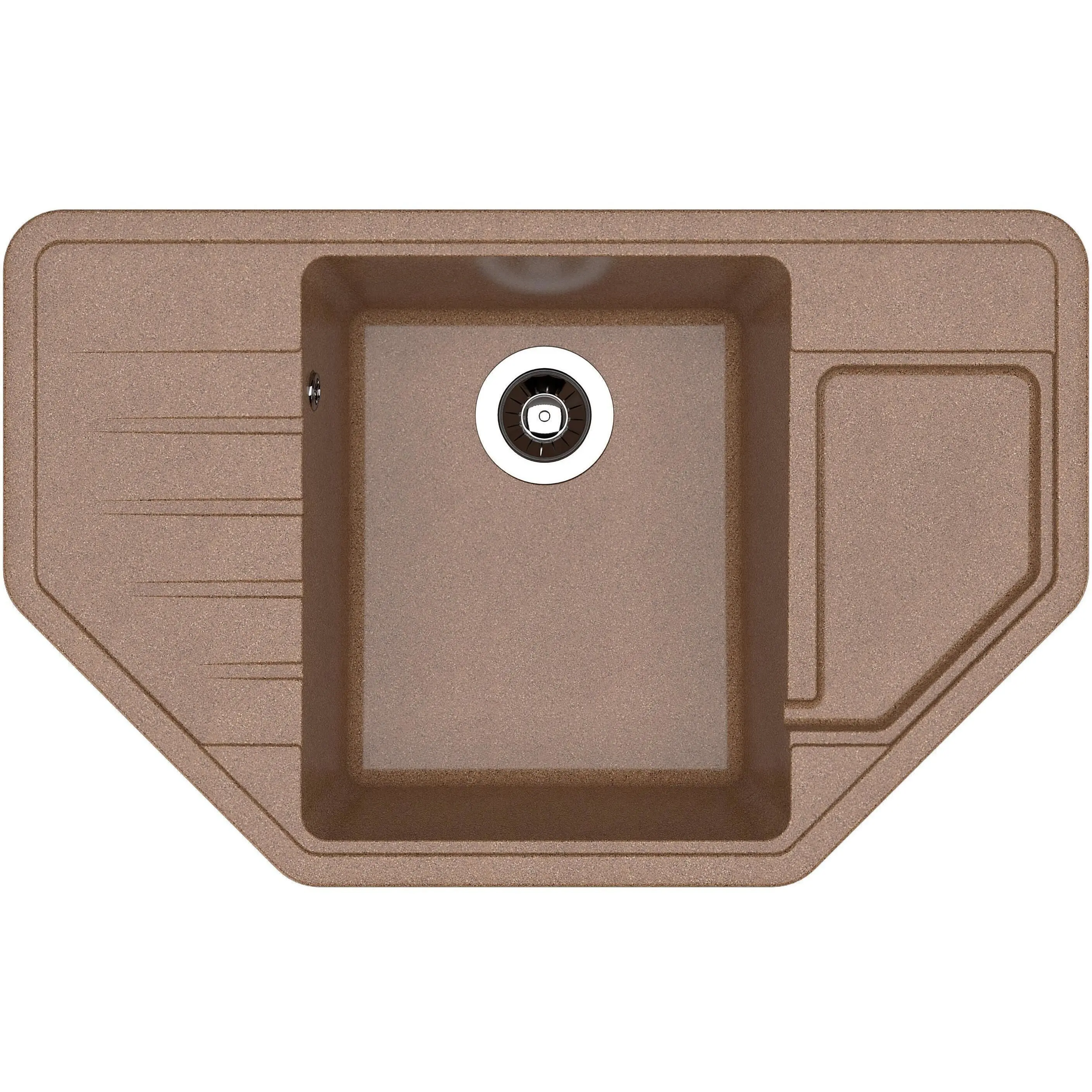 Кухонная мойка из камня Dr.Gans Rio 800х500х217 терракота