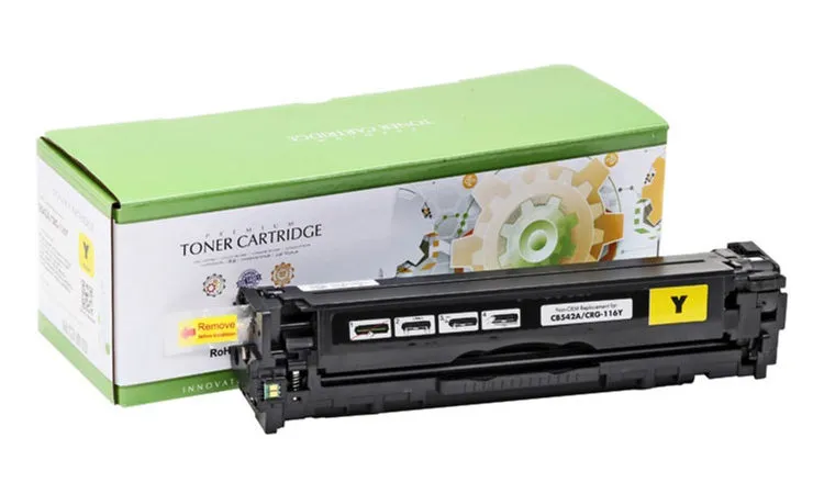 Cartuş SCC Compatible HP CB542A/CE320A/CF212A, Galben