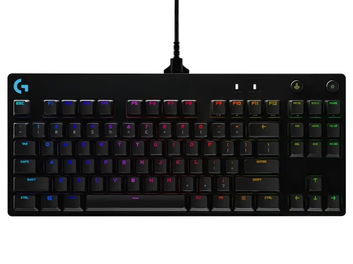 Клавиатура Logitech G Pro, Проводное, Чёрный