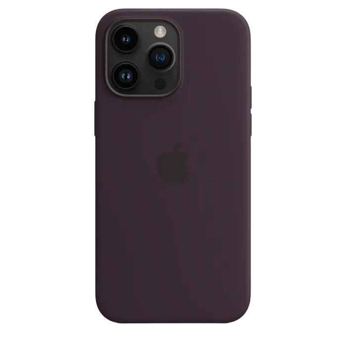 Original iPhone 14 Pro Max Silicone Case with MagSafe - Elderberry, Model A2913