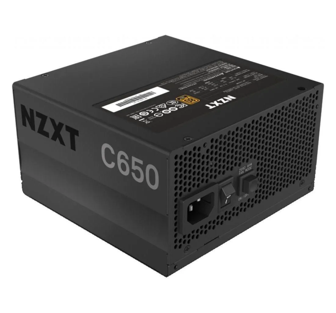 Блок питания для компьютеров NZXT C650, 650Вт, ATX, Полностью модульный