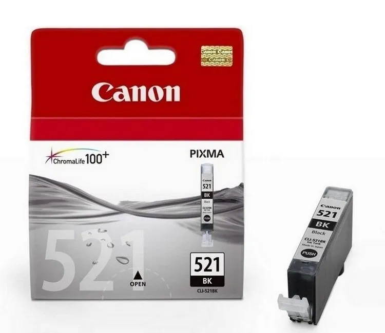 Ink Cartridge for Canon CLI-521, black Compatible