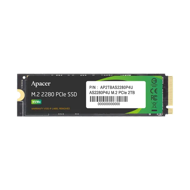 Накопитель SSD Apacer AS2280P4U, 2000Гб, AP2TBAS2280P4U-1
