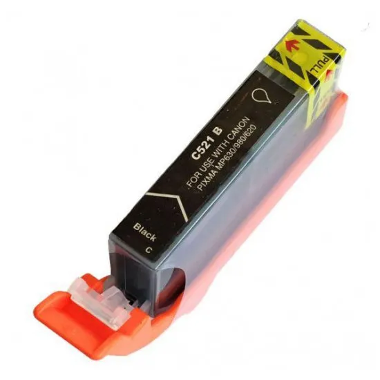 Ink Cartridge for Canon CLI-521, black Compatible