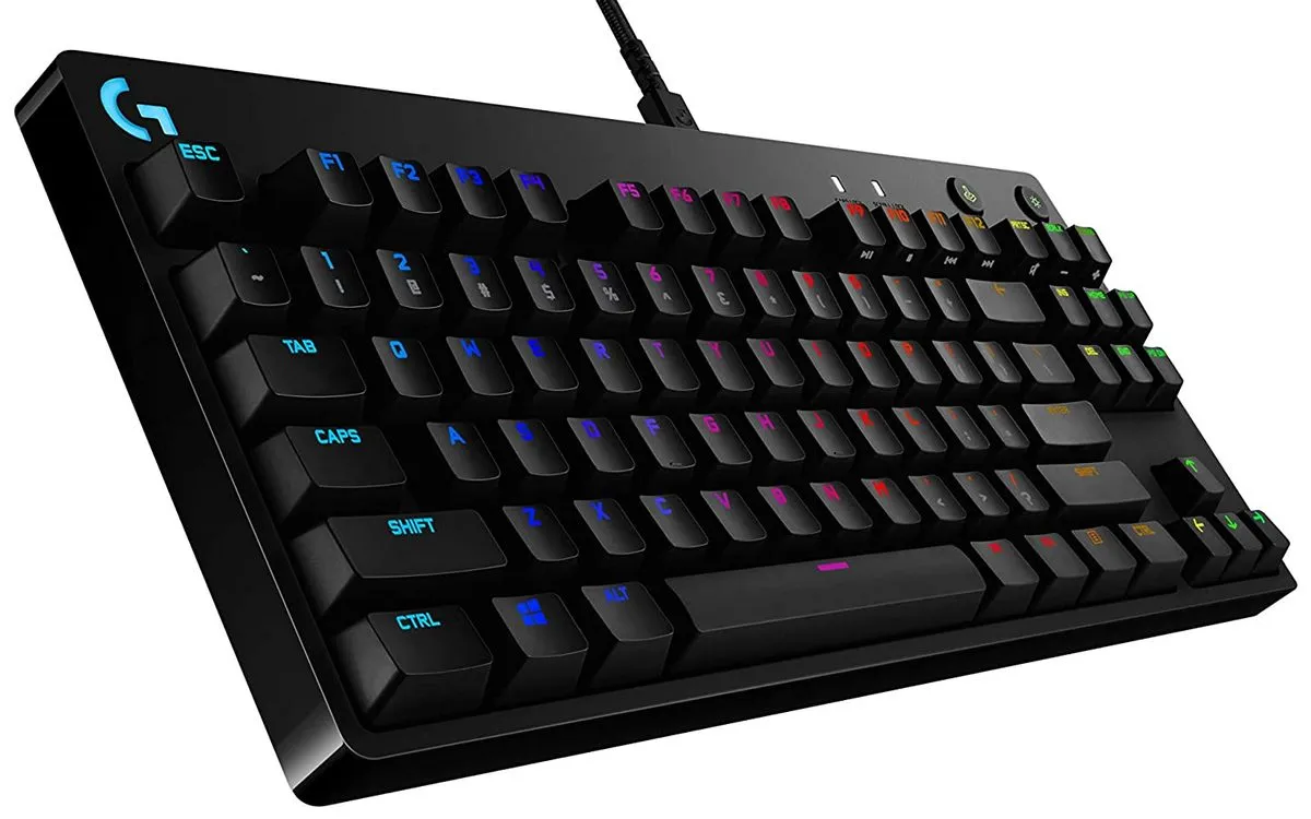 Клавиатура Logitech G Pro, Проводное, Чёрный
