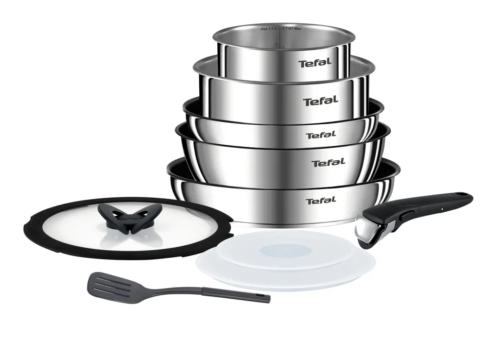 Набор кастрюль Tefal L925SA14, Нержавеющая сталь