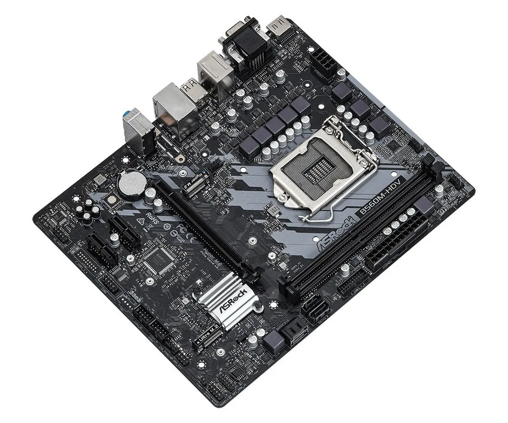 Материнская плата ASRock B560M-HDV, LGA1200, Intel B560, Micro-ATX