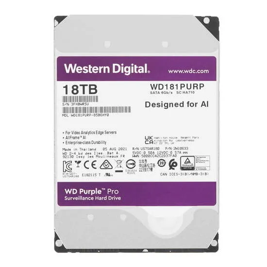 Жесткий диск Western Digital WD Purple, 3.5