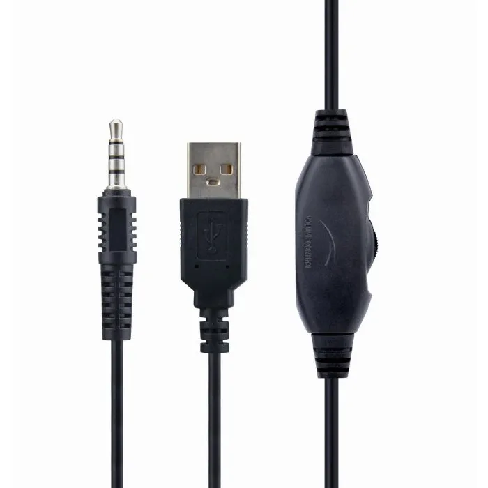 Căști gaming Gembird GHS-06, Cu fir, Negru