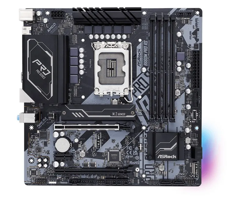Материнская плата ASRock B660M PRO RS, LGA1700, Intel B660, Micro-ATX